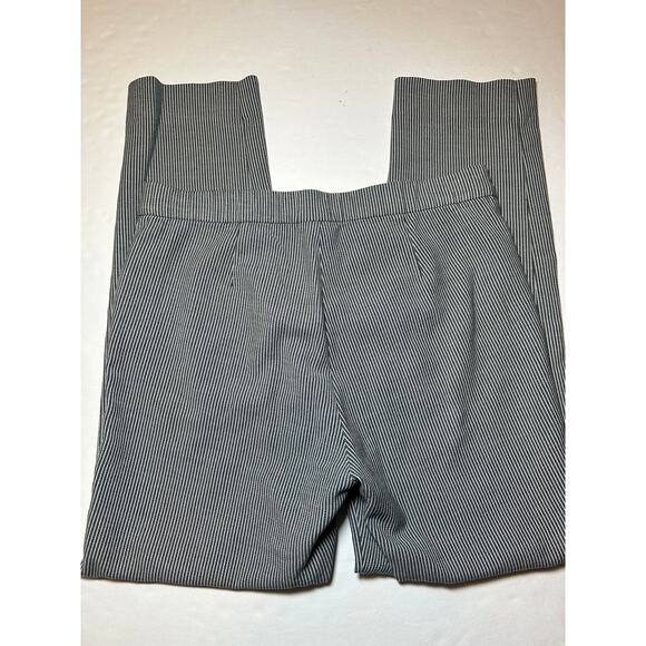 J Jill Women’s Essential Slim Ankle Pants Size 6 Striped Career Trouser Modern - Picture 7 of 7